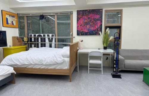 Seongsu Apartamento | 201, Atelier Seongsu Riverside Loft Cherry Blossom Road Han River airport bus