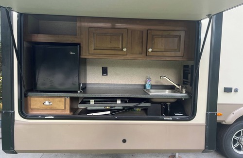 Bay Lake Casa | 2019 Forest River with 4 slide outs, 2 A/C’s. Huge bunkhouse with 2 slideouts