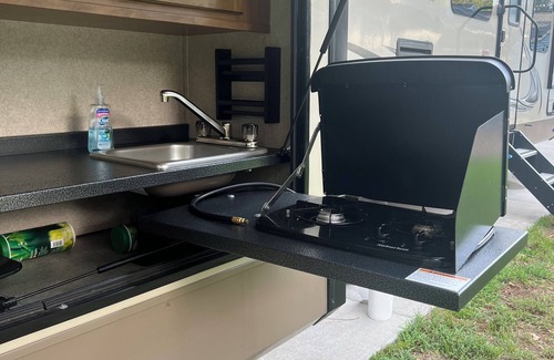 Bay Lake Casa | 2019 Forest River with 4 slide outs, 2 A/C’s. Huge bunkhouse with 2 slideouts