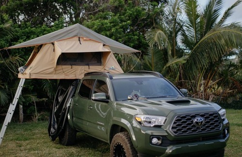 Kahului Casa | 2021 Toyota Tacoma with a Rooftop Tent and all the camping gear!