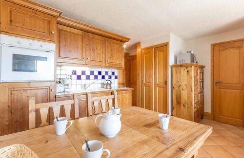 Arc-1800 Apartamento | A 20m de las pistas de esquí, 2.o piso, vista valle, balcón, tv, local para esquís, 37m², Les Arcs