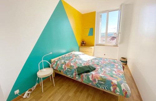 Cret de Roc Apartamento | 22 CHIC & COSY GRAND APPART 92m2 PARKING GRATUIT HYPERCENTRE NETFLIX