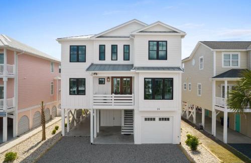Ocean Isle Beach Casa | 25 Cumberland - Canal front with dock, Custom home finishes