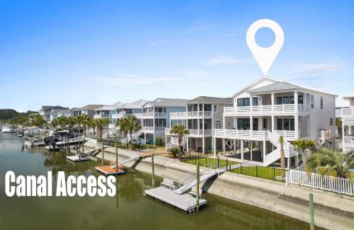Ocean Isle Beach Casa | 25 Cumberland - Canal front with dock, Custom home finishes