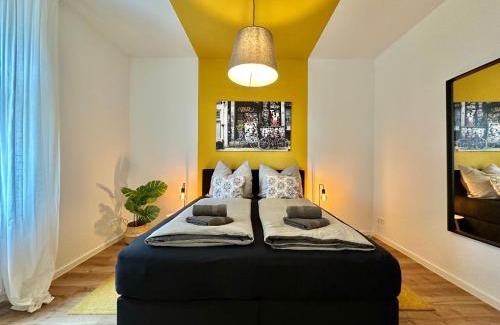 Sued Apartamento | 250m Rhein - ruhig - Hbf - Boxspringbett - K-111-S