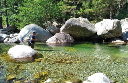 Ucciani Cama Y Desayuno | 25mn Ajaccio/beaches 2mn river. Linen parking