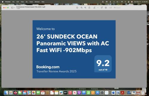 Middletown Casa | 26' SUNDECK OCEAN Panoramic VIEWS with AC Fast WiFi -902Mbps