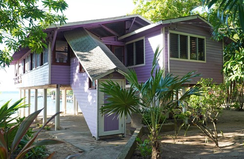 Antoneys Cay Casa | 2BR Casa de playa en 6 acres Propiedad privada cerrada 500 pies cuadrados Cubierta