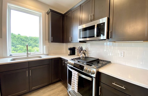 Diamond Hill Condominio | 2BR Condo in Downtown Lynchburg w/ Picturesque Views