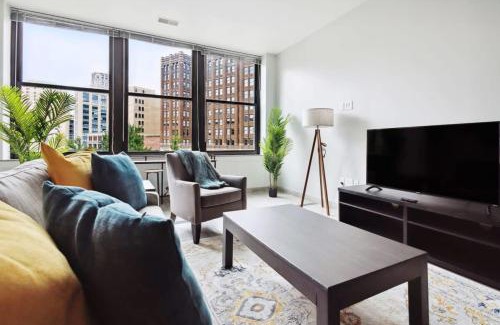 Downtown Detroit Apartamento | 2BR Executive Downtown Apartment