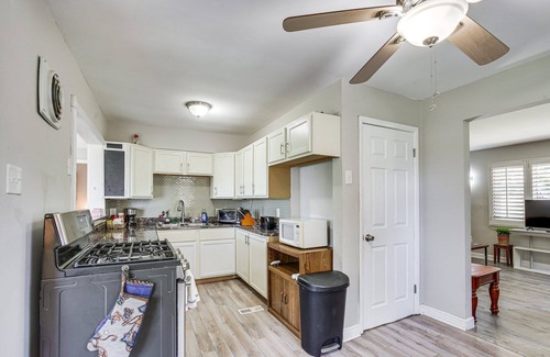 Airport Township Casa | 2BR Retreat with Fire Pit Close To Downtown STL
