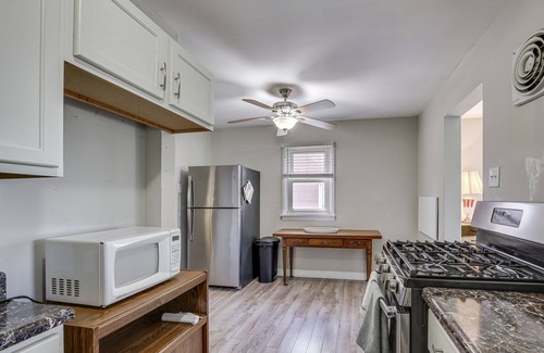 Airport Township Casa | 2BR Retreat with Fire Pit Close To Downtown STL