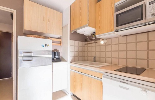 Forville Apartamento | 2.o piso, vista montaña, balcón, tv, 36m², Serre Chevalier