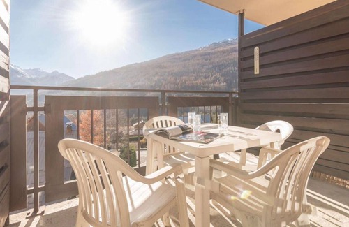 Forville Apartamento | 2.o piso, vista montaña, balcón, tv, 36m², Serre Chevalier