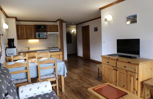 Aussois Apartamento | 2nd floor, view open, balcony, tv, ski locker, 50m², Aussois