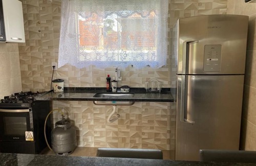 Praia da Vila Casa | 2qts, 2bnhs, Coz.,sl., ar. Gour. Piscina, Garg. Jardim