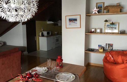 Les Rousses Apartamento | Apartamentos independientes de 3 * 85 m2 en casa contemporánea con GARAJE PRIVADO