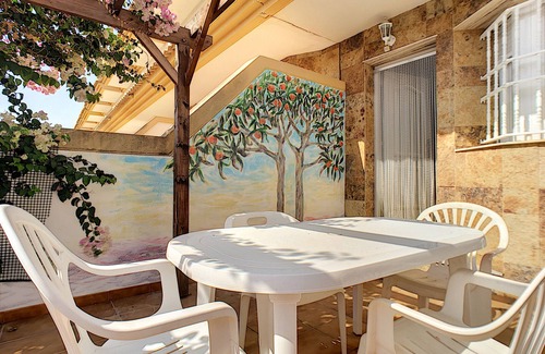 Lo Pagán Chalet De Esquí | 3 Bed refurbished house with air con and shared pool 5 mins walk to Mar Menor