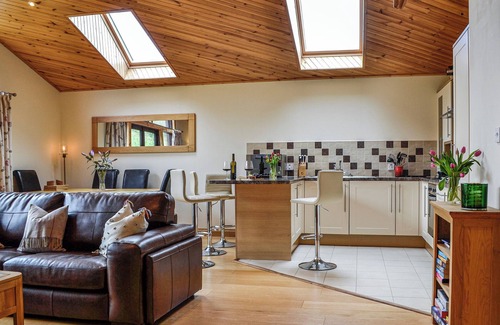Foss Cabaña | Alojamiento de 3 habitaciones en Glengoulandie, near Aberfeldy