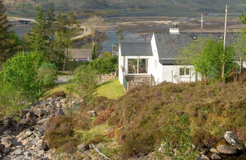 Invershiel Cabaña | Casa Highland de 3 dormitorios con vistas panorámicas a las montañas y al lago Duich