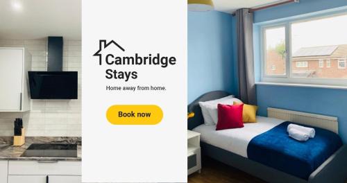 Cambridge Casa | 3 Bedroom House Garden Free Parking 15 min to centre 5 min to motorway