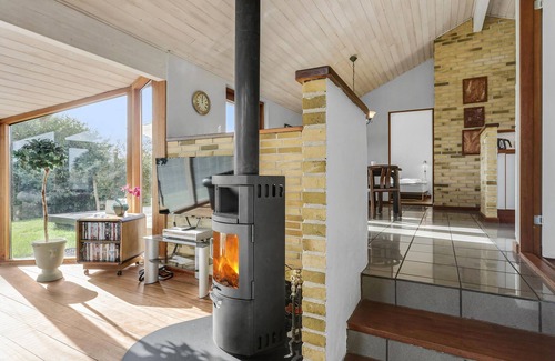 Øer Strand Casa | Bonita casa en Ebeltoft con sauna