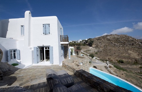Psarou Villa | Villa Azurite de 3 dormitorios con piscina privada en Psarou