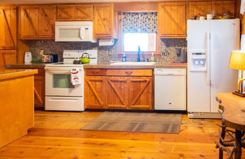 Blairsville Cabina | 3 Deer Cabin - Fireplace - Mountain View