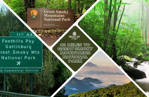 Gatlinburg - Pigeon Forge Chalet De Esquí | 3 King Suites 5 mi to Parkway View Gaga Ball Court