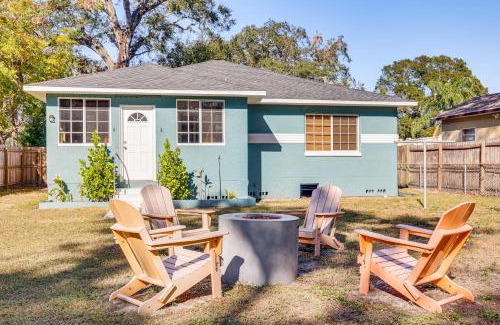 Tampa Casa | 3 Mi to Dtwn Tampa Cottage with Fire Pit!