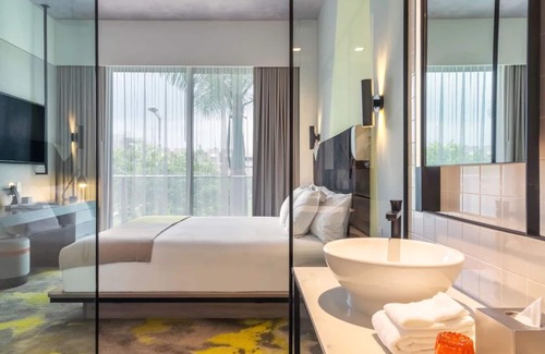 Midtown Hotel | 3 Midtown Miami Modern Suite with City View and Pool, Fitness, Deck Tennis Court