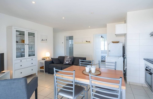 La Trinite-sur-Mer Apartamento | Apartamento 3 piezas en La Trinité/Mer con terraza vista al mar