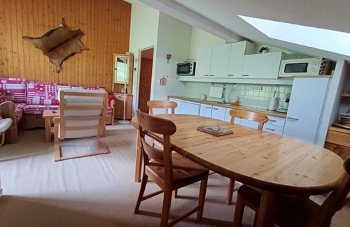 Montgenevre Apartamento | 3 habitaciones + rincón montaña, a pie de pistas, 8 pers, mascotas permitidas