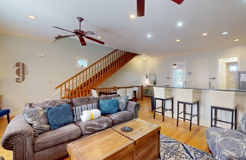 Crescent Beach Casa | 3-story, dog-friendly home with pool & balcony - walk to beach