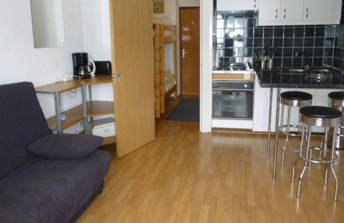 Flaine Apartamento | 300m del centro estación, 3.o piso, balcón, tv, local para esquís, 25m², Flaine