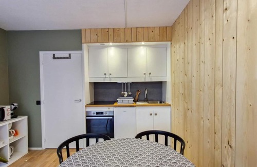 Flaine Apartamento | 300m del centro estación, 3.o piso, tv, local para esquís, 25m², Flaine