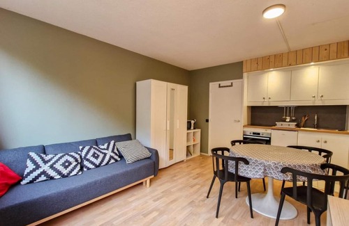 Flaine Apartamento | 300m del centro estación, 3.o piso, tv, local para esquís, 25m², Flaine