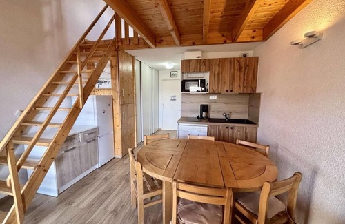 Eclose-Ouest Apartamento | 250m de los comercios, 3.o piso, balcón, tv, local para esquís, 31m², Alpe d'Huez