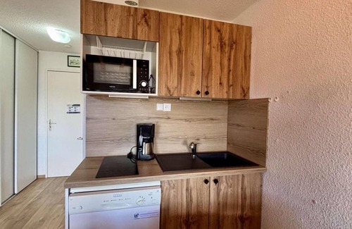 Eclose-Ouest Apartamento | 250m de los comercios, 3.o piso, balcón, tv, local para esquís, 31m², Alpe d'Huez