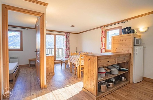 Aussois Apartamento | A 300m de las pistas de esquí, 1.o piso, fitness, hammam, balcón, tv, local para esquís, 50m²
