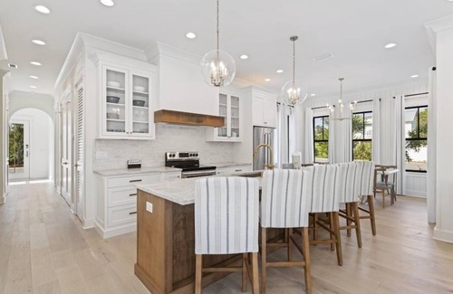 Lakeside at Blue Mountain Beach Casa | 30A ☀️ Private Heated Pool, Golf Cart, Beach Chairs, Custom Bunk, Playground