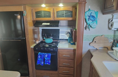 North Topsail Beach Casa | 35 pies rv en bastante camping