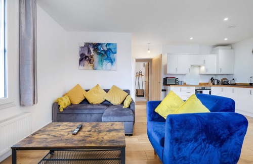High Wycombe Apartamento | 360 HP11 Easton St 6-4 - Eastons 2 Bedroom Apartment with Sofa Bed