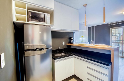 Vila Buarque Apartamento | 360 Suítes Vibe República - Apartamentos mobiliados