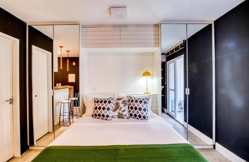 Vila Buarque Apartamento | 360 Suítes Vibe República - Apartamentos mobiliados