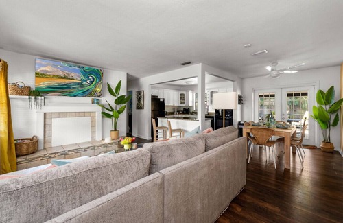 Seminole Casa | 3BR/2BA Pet & Kid-Friendly Oasis w Heated Pool, Swingset, Game Rm, Near Beach