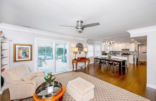 McAlpine Casa | 3BR Charlotte Escape: Pool, Hot Tub & Theater