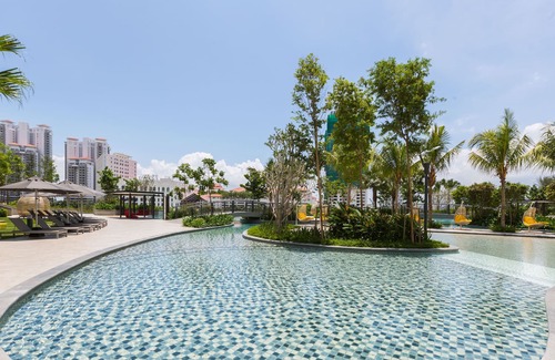 Seri Tanjung Pinang Condominio | VISTA AL MAR 3BR ★ ¡Clásico, moderno con un toque de glamour!