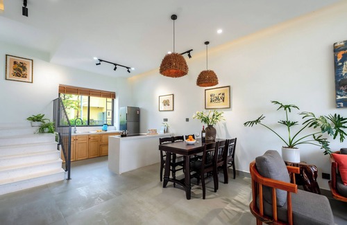 Cam Ha Villa | 3BRs w/ River View &Private Pool - Free Bike