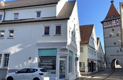 Waiblingen Casa | 3D Smart TV, Zimmer mit Babybett und Arbeitsplatz im Stadtzentrum